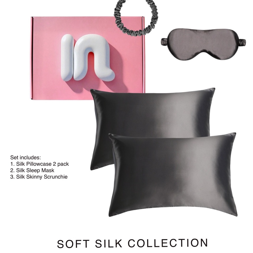 Silk Sleep Set - Black
